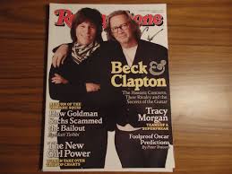 Eric Clapton Signed Rolling Stone Magazine