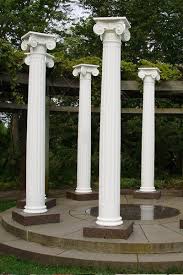 Round Tapered Smooth Fiberglass Columns