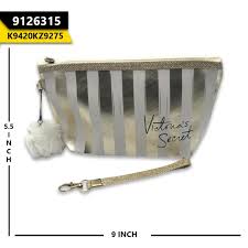 victoria secret make up pouch white