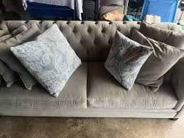 Macy S Kallison Fabric Tufted Sofa And