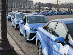 fleets of hydrogen taxis are picking up