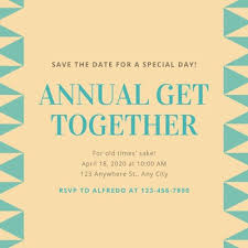 Customize 428 Get Together Invitations Templates Online Canva