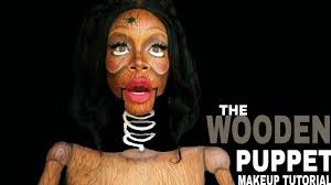 the wooden puppet makeup tutorial