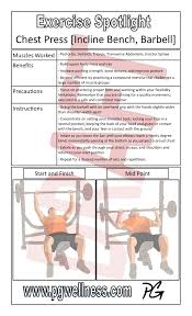 chest press incline bench barbell