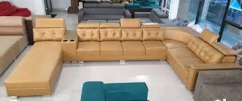 brand new c shape sofa set with cution