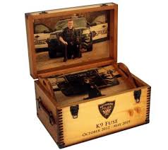 custom k 9 unit keepsake box relic wood