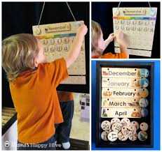 Montessori Calendar For Kids Mamas Happy Hive