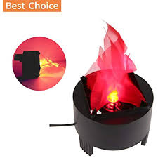 Portable Electronic 3w Led Fake Fire Flame Simulated Flame