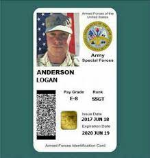 Joint reserve base new orleans Fake Military Id Cards Created By Military Romance Scams Facebook