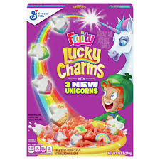 save on lucky charms fruity cereal with