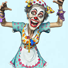 insane clown zombie nurse afbeelding