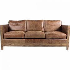 darlington light brown leather sofa by