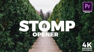 It's so easy to edit and customize. 98 Stomp Video Templates Compatible With Adobe Premiere Pro