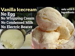 eggless vanilla icecream