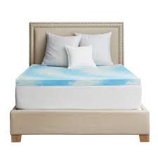 gel memory foam mattress topper with