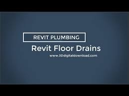 revit plumbing floor drains you