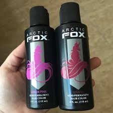 Hair dye dark brown color permanent hair colour shampoo stock. Arctic Fox Hair Dye On Virgin Pink And Wrath I Depop