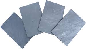 Silver Blue Slate Floor Tiles Wall