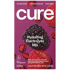 cure hydrating electrolyte mix berry