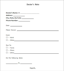 Doctors Notes Templates Template Business