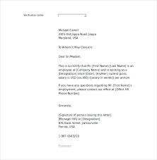 Letter Of Employment Template Examples Of Reference Letters