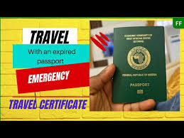 travel with expired pport emergency