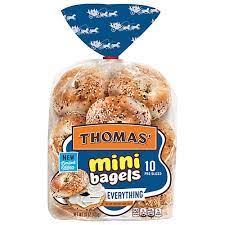 thomas everything mini bagels