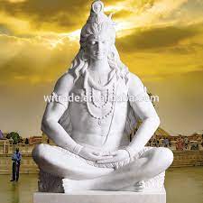 Indian Marble Lord Shiva Statue
