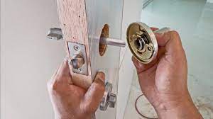 how to install a door handle mitre 10