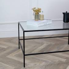 Contemporary Glass Coffee Table Made