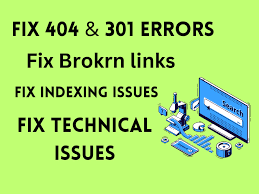 fix 404 errors broken links robot txt