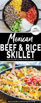 easy mexican ground beef and rice