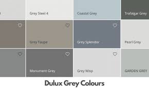 Dulux Grey Colour Chart The Dulux Grey