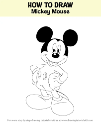 how to draw mickey mouse mickey mouse