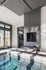 Pool House Sliding Glass Doors Design Ideas