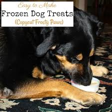 frozen dog treats copycat frosty paws