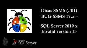 sql server 2019 x invalid version 15