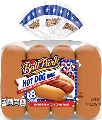 hot dog buns ball park buns