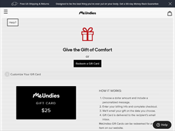 Me Undies | Gift Card Balance Check | United States - gcb.today
