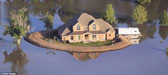 diy levees turn homes into islands