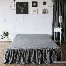 bed skirt rustic bed