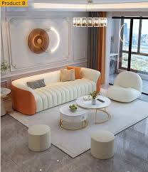 Exquisite Finish Leather Sofa Set