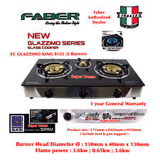 Faber Gas Cooker Fc Glazzimo King 8133