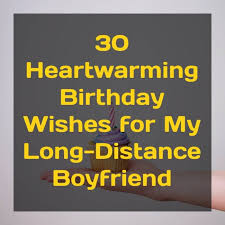 long distance relationship birthday