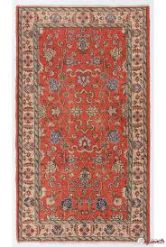 turkish sun faded rug red and beige