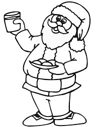 Color in this picture of santa eating cookies and milk and others with our library of online coloring pages. Cookies And Milk Coloring Pages Coloring Home