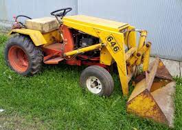 case 646 garden tractor w loader for