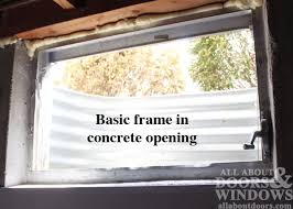 Concrete Basement Windows