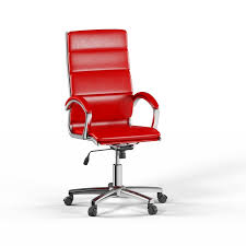 4.2 out of 5 stars. 3d Model High Back Red Leather Executive Office Chair