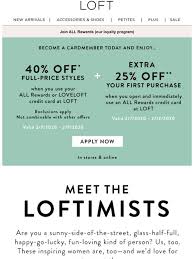 More to that, loveloft credit card is also called all although loft store is the owner of the credit card but they handed the issuance to comenity bank to handle. Loft It S A Really Good Time To Become A Cardmember Milled